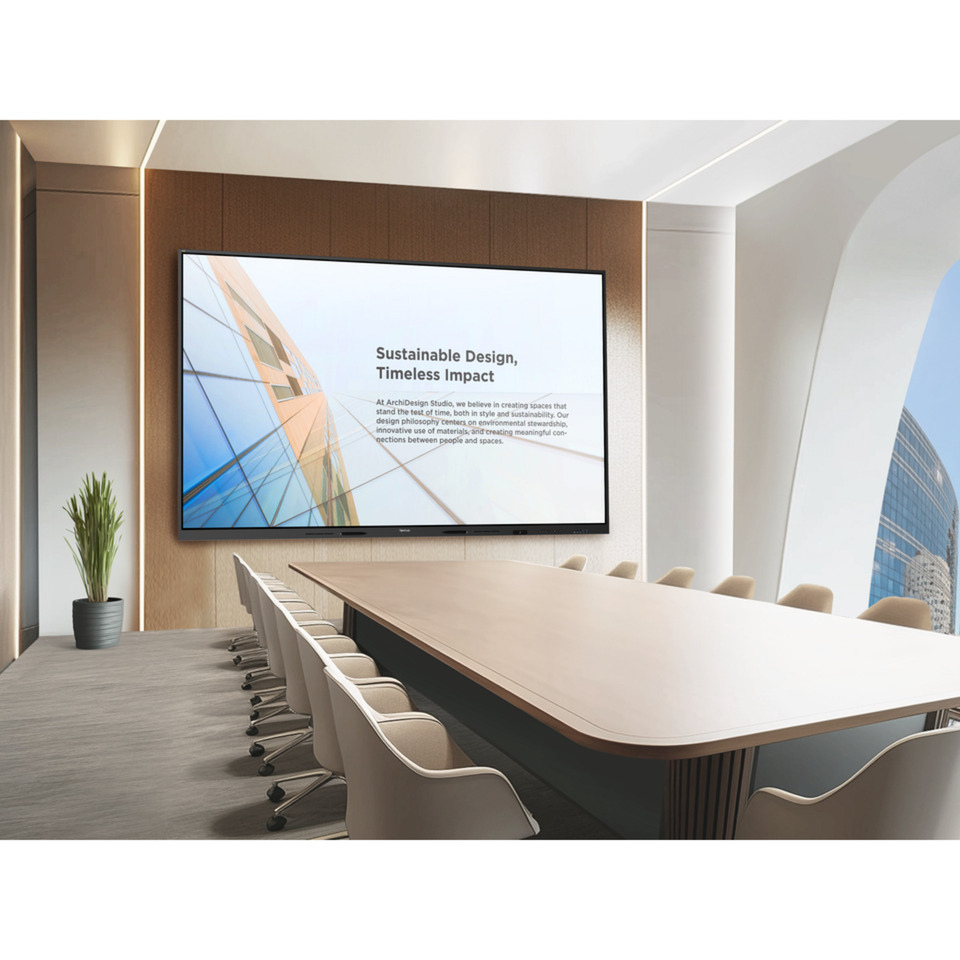 ViewSonic ViewBoard IFP110 110” 4K Interactive Display Zwart, 3x HDMI-in, 1x HDMI-out, 1x DisplayPort, USB-A, USB-C, Touch