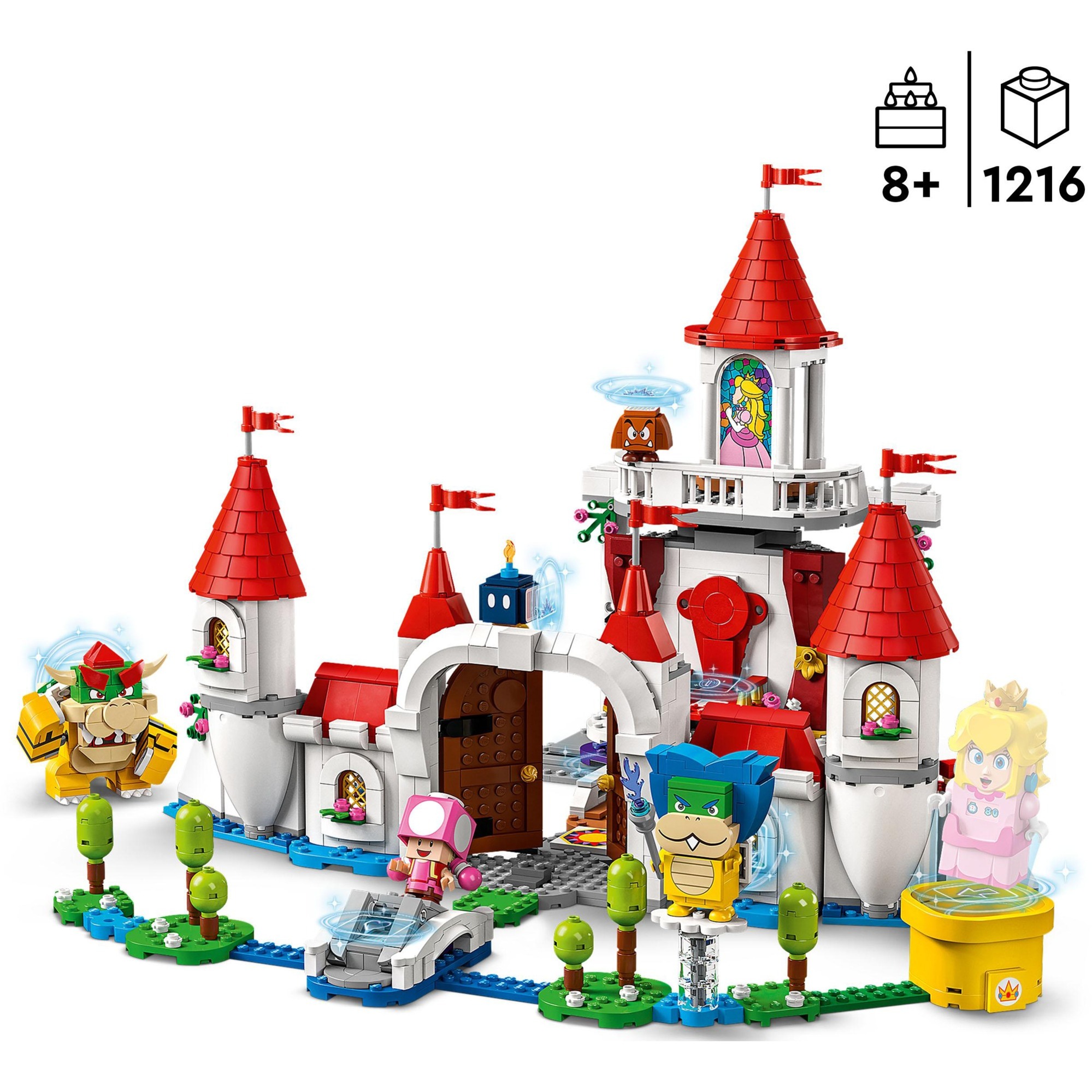 LEGO Super Mario - Uitbreidingsset: Peach’ kasteel Constructiespeelgoed 71408