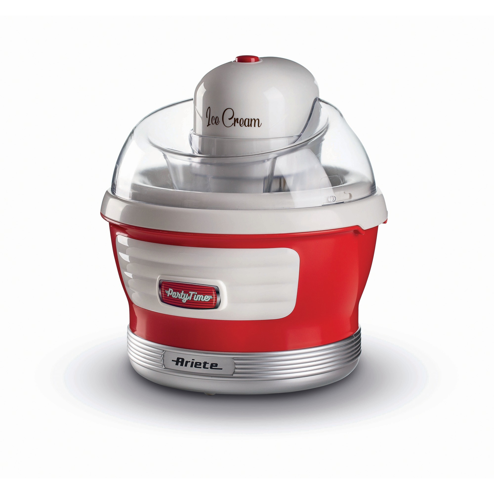 Ariete party time ijsmachine 0643/00 (rood/wit)