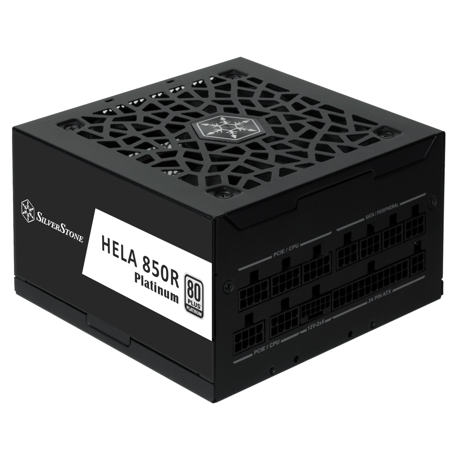 SilverStone hela 850r platinum modulaire 850 watt voeding (zwart, 4x pcie)