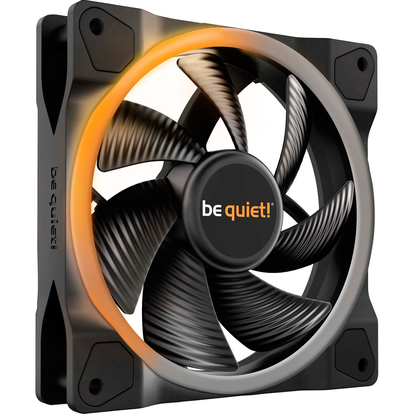 Be Quiet! light wings pwm rgb case fan (zwart, 120 x 120 x 25 mm)