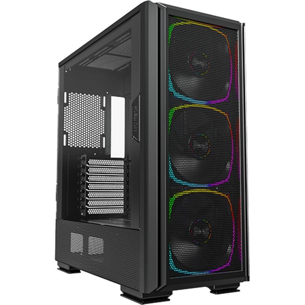 Montech sky two gx midi tower behuizing (zwart | 2x usb-a | 1x usb-c | window)