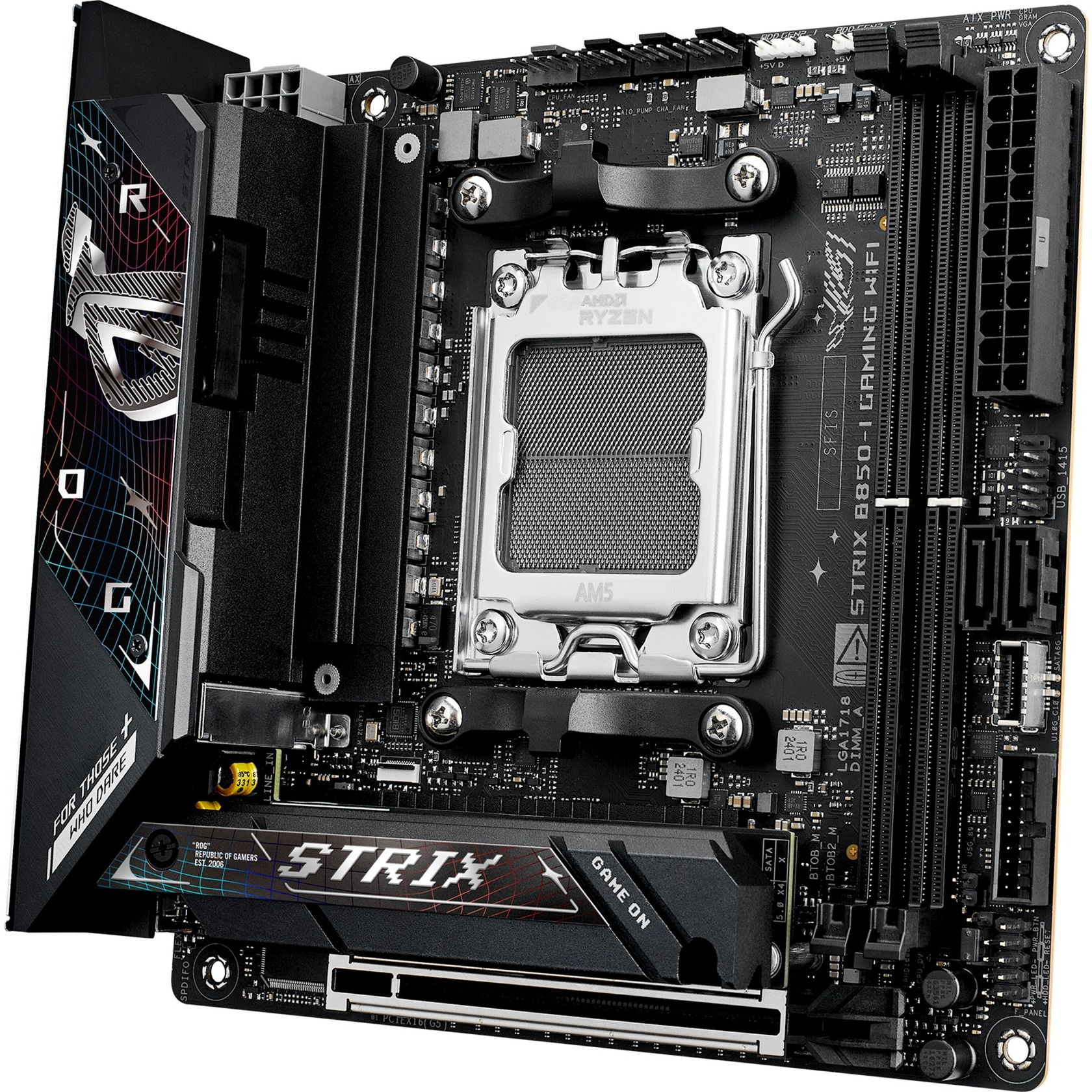 ASUS ROG STRIX B850-I GAMING WIFI socket AM5 moederbord 2.5Gb-LAN, WLAN, BT, Sound, Mini-ITX