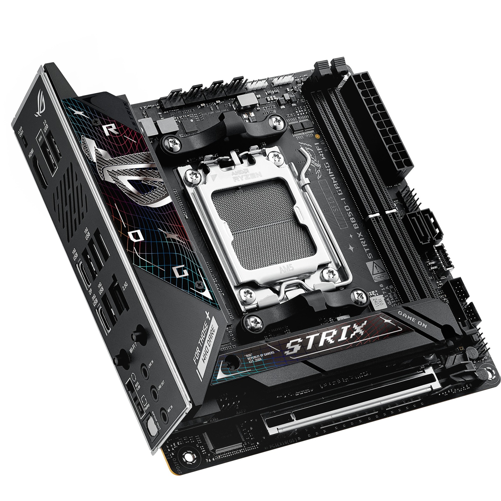 ASUS ROG STRIX B850-I GAMING WIFI socket AM5 moederbord 2.5Gb-LAN, WLAN, BT, Sound, Mini-ITX