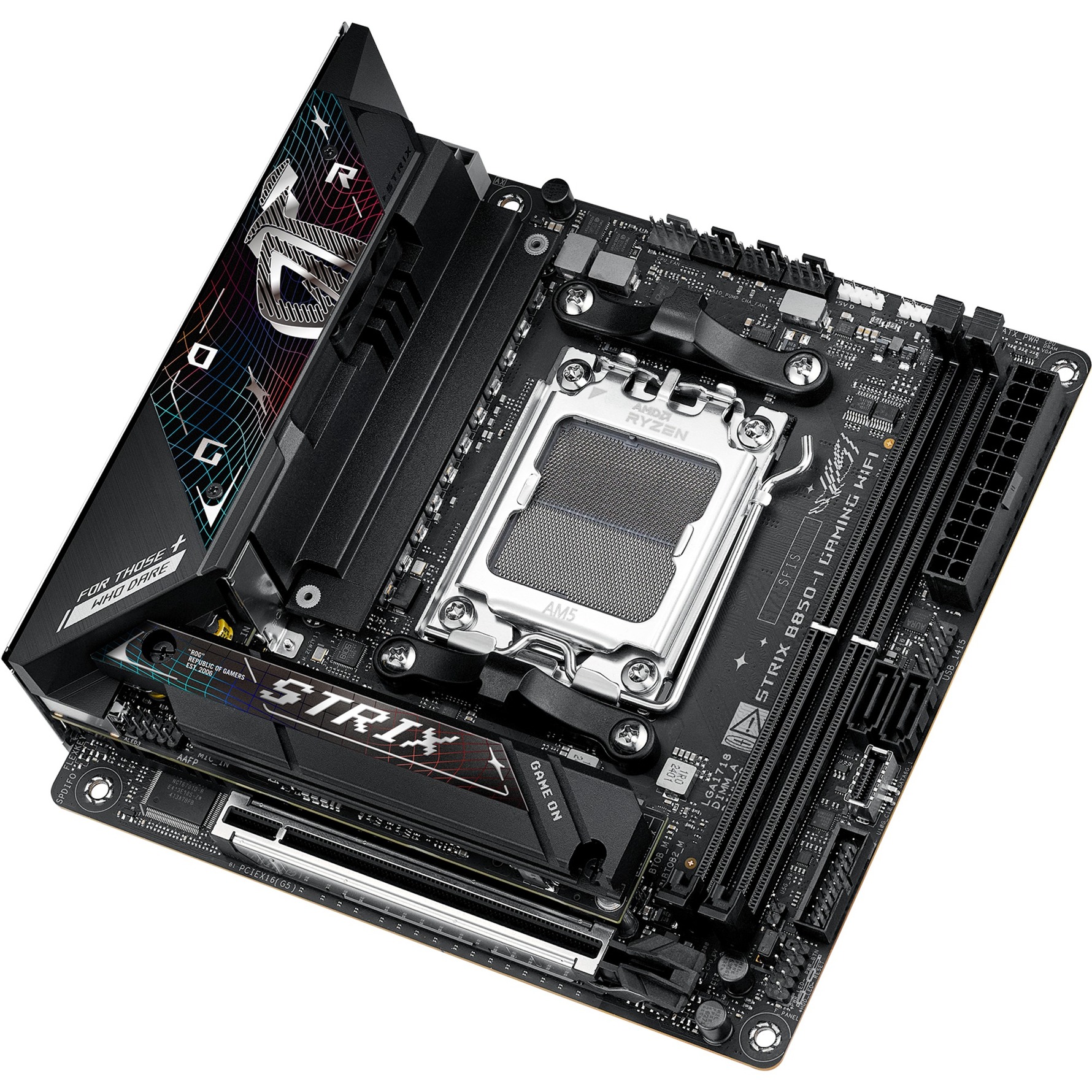 ASUS ROG STRIX B850-I GAMING WIFI socket AM5 moederbord 2.5Gb-LAN, WLAN, BT, Sound, Mini-ITX