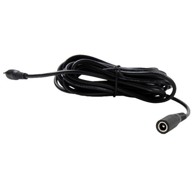 Foscam voeding verlengkabel (zwart, 12 meter, 12v, stekker 5.5 x 2,1 mm)