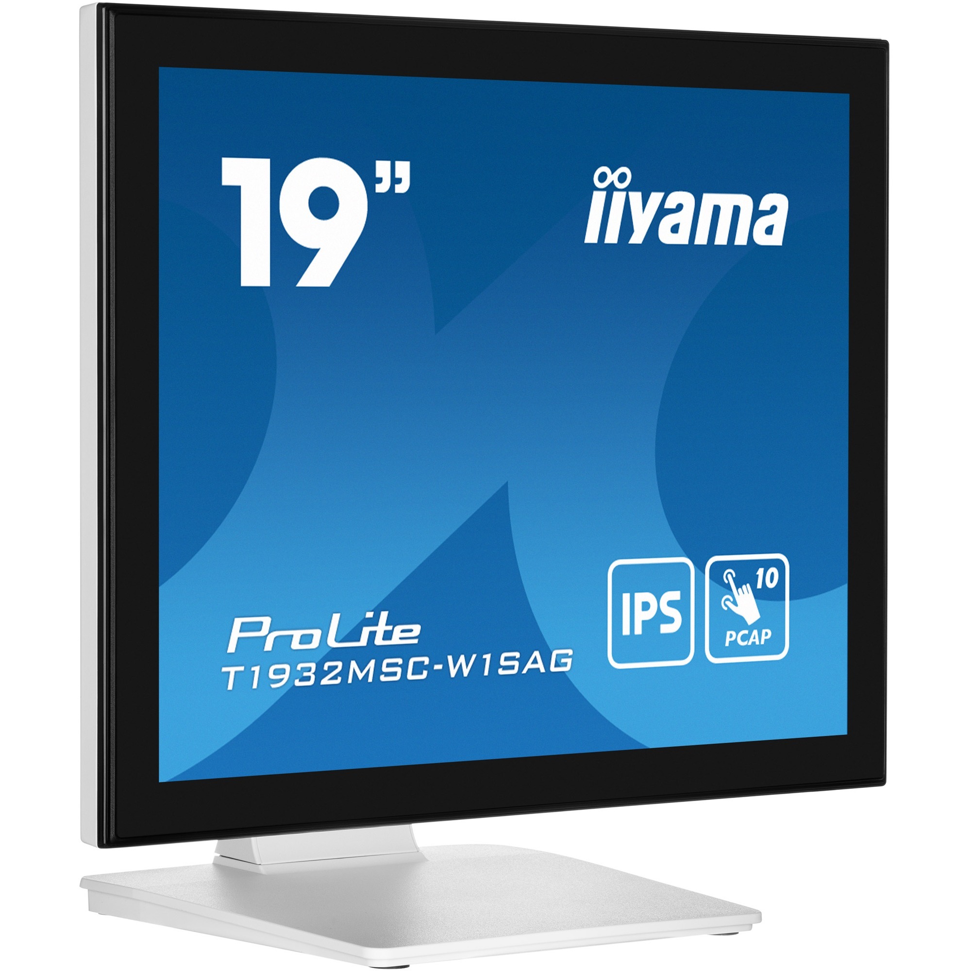 Iiyama prolite t1932msc-w1sag 19" touchscreen monitor (wit, 1x displayport, 1x hdmi, 1x vga)