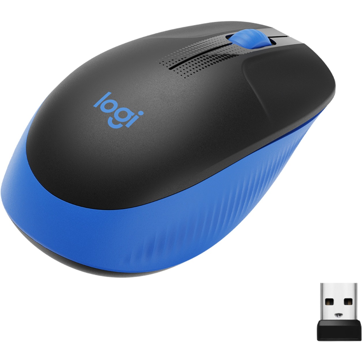 Logitech M190 Full-size wireless mouse Blauw, 1000 dpi