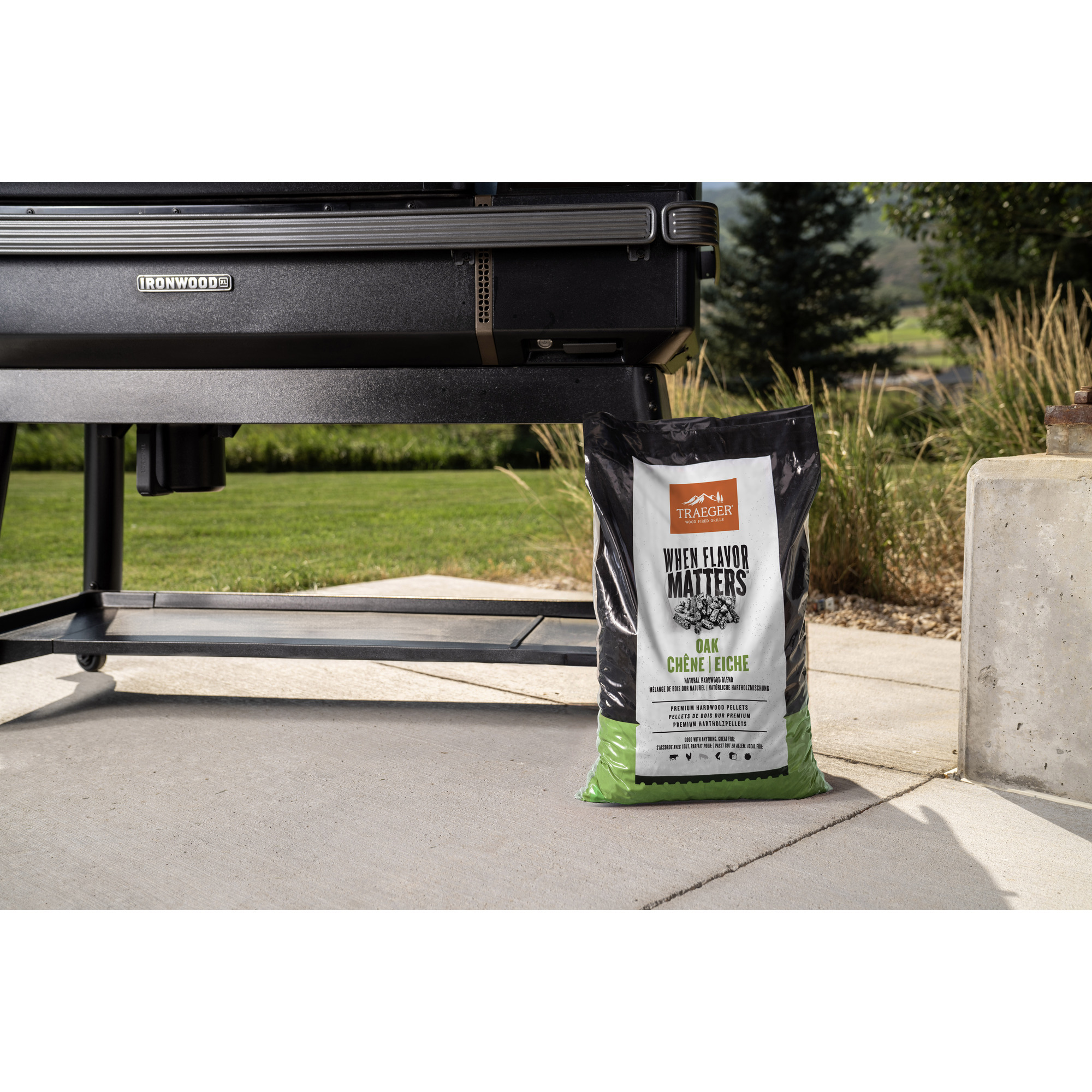 Traeger fsc - oak blend pellets brandstof (9 kg) afbeelding