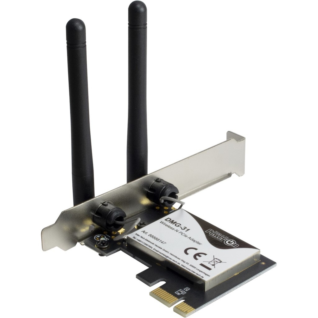 Inter-Tech dmg-31 wireless-n pcie adapter wlan adapter