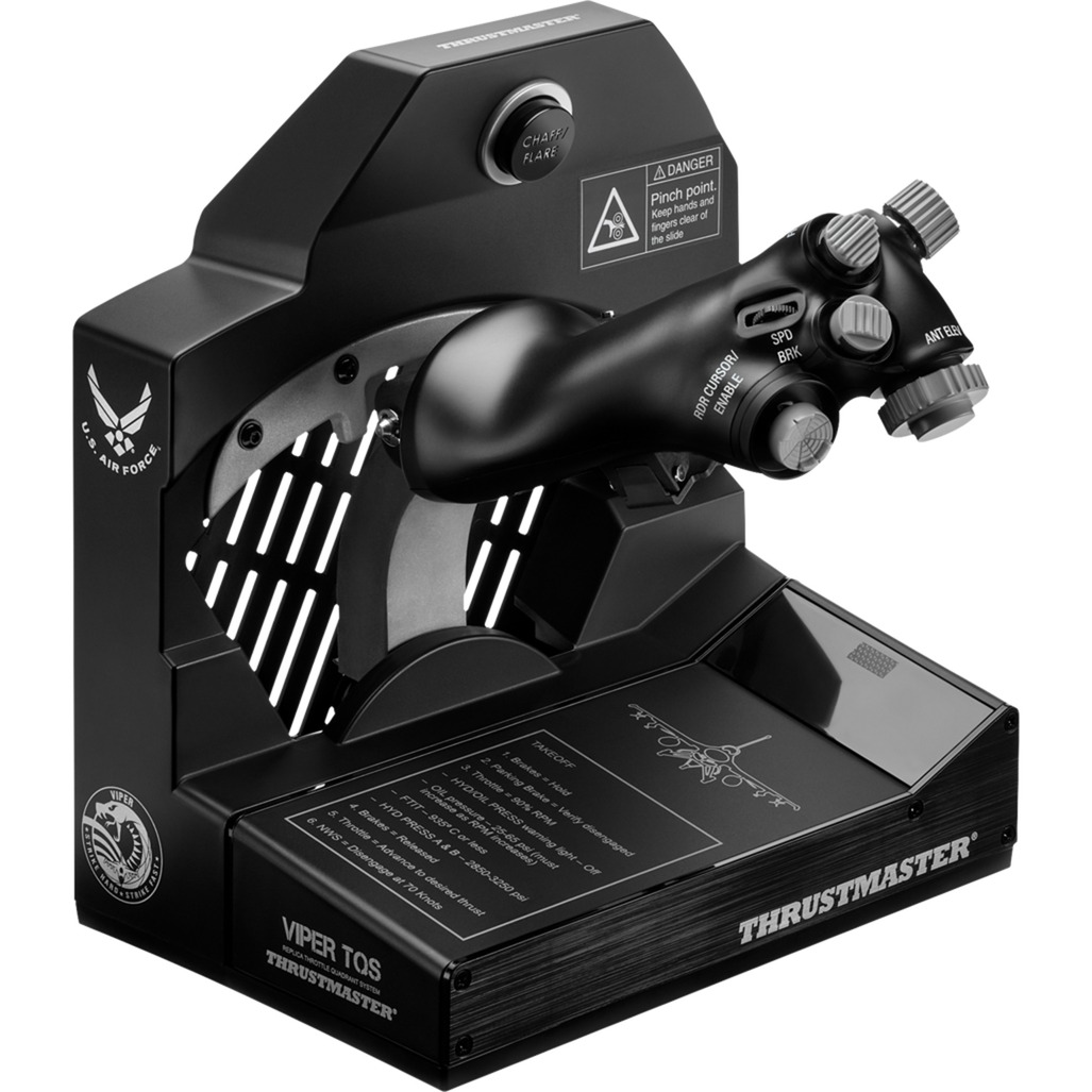Thrustmaster viper tqs joystick (zwart)