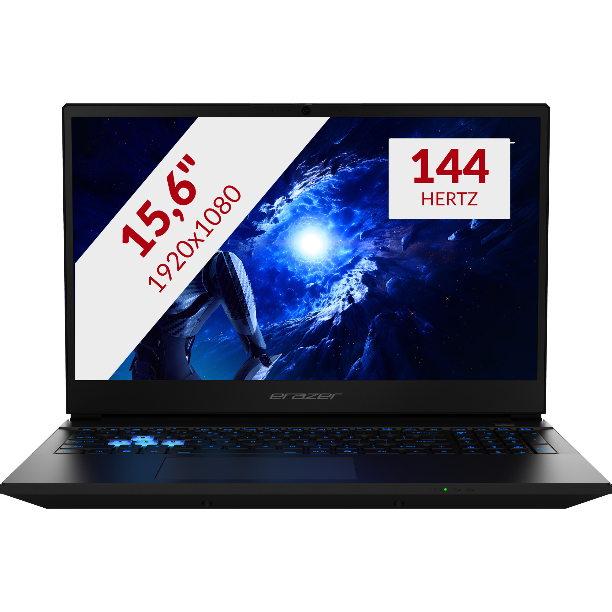 Erazer scout 15 e1 md62765 15.6" gaming laptop (zwart | core i5-13420h | rtx 5050 | 16 gb | 1 tb ssd)