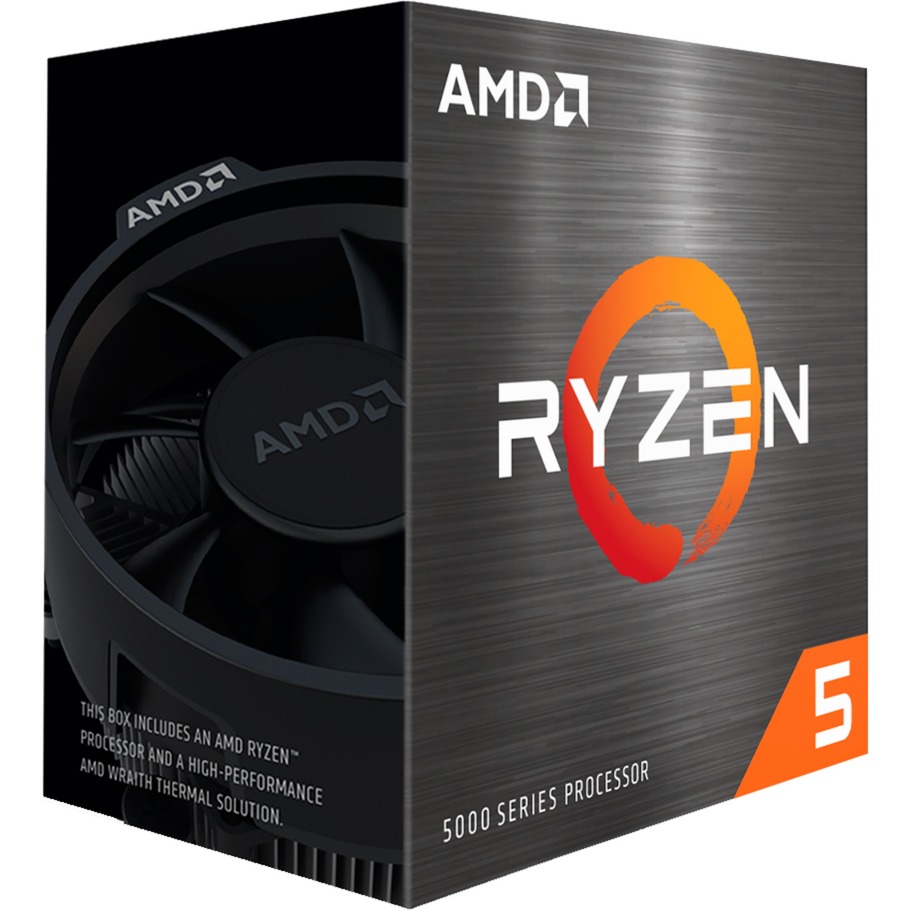 AMD ryzen 5 5600x, 3,7 ghz (4,6 ghz turbo boost) socket am4 processor (unlocked, wraith stealth, boxed)
