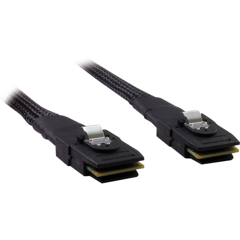 Inter-Tech kabel sff 8087 > sff 8087, 0,75m (zwart)