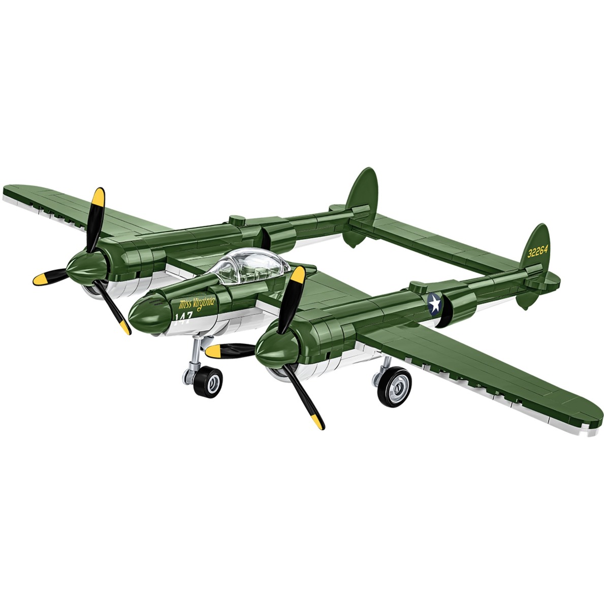 COBI historical collection - lockheed p-38 lightning constructiespeelgoed (schaal 1:48)
