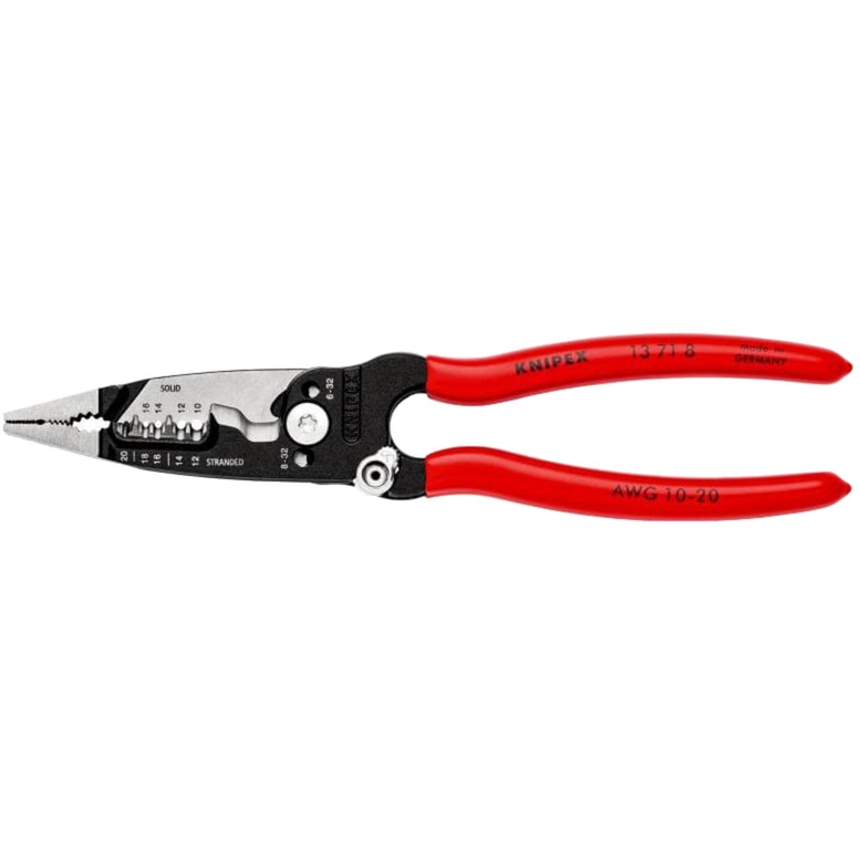 KNIPEX wirestripper 13 71 8 striptang (rood, amerikaans model)