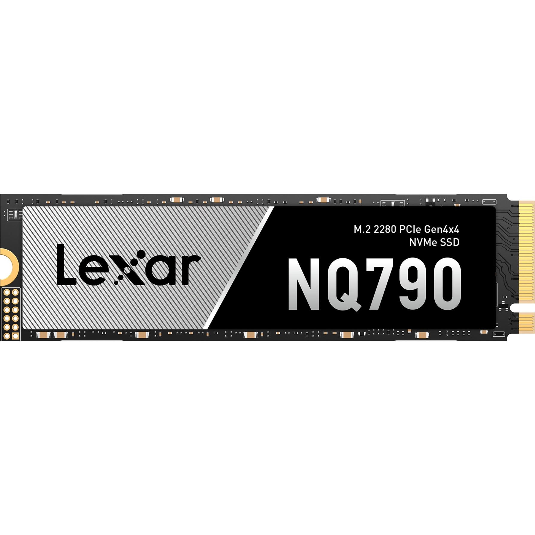 Lexar nq790 2 tb ssd (zwart/grijs, pcie 4.0 x4, nvme 1.4, m.2 2280)