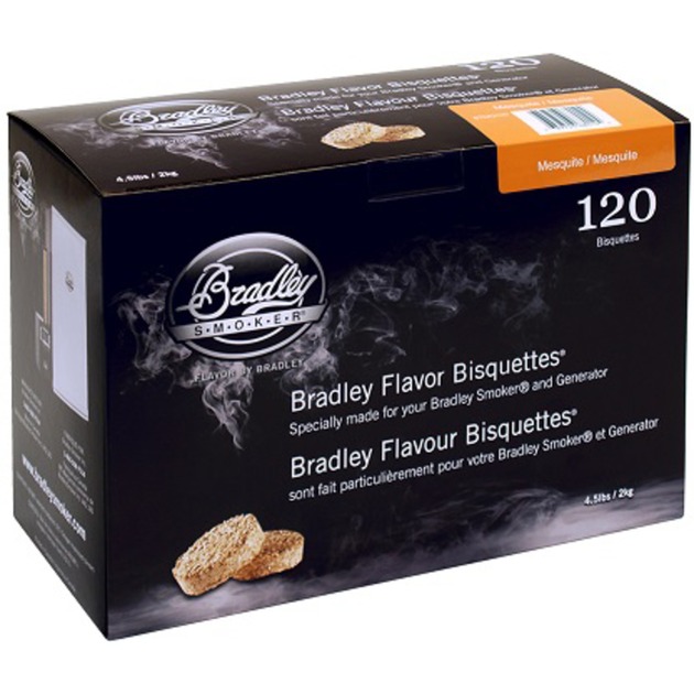 Bradley mesquite wood briketten rookhout (120 stuks)