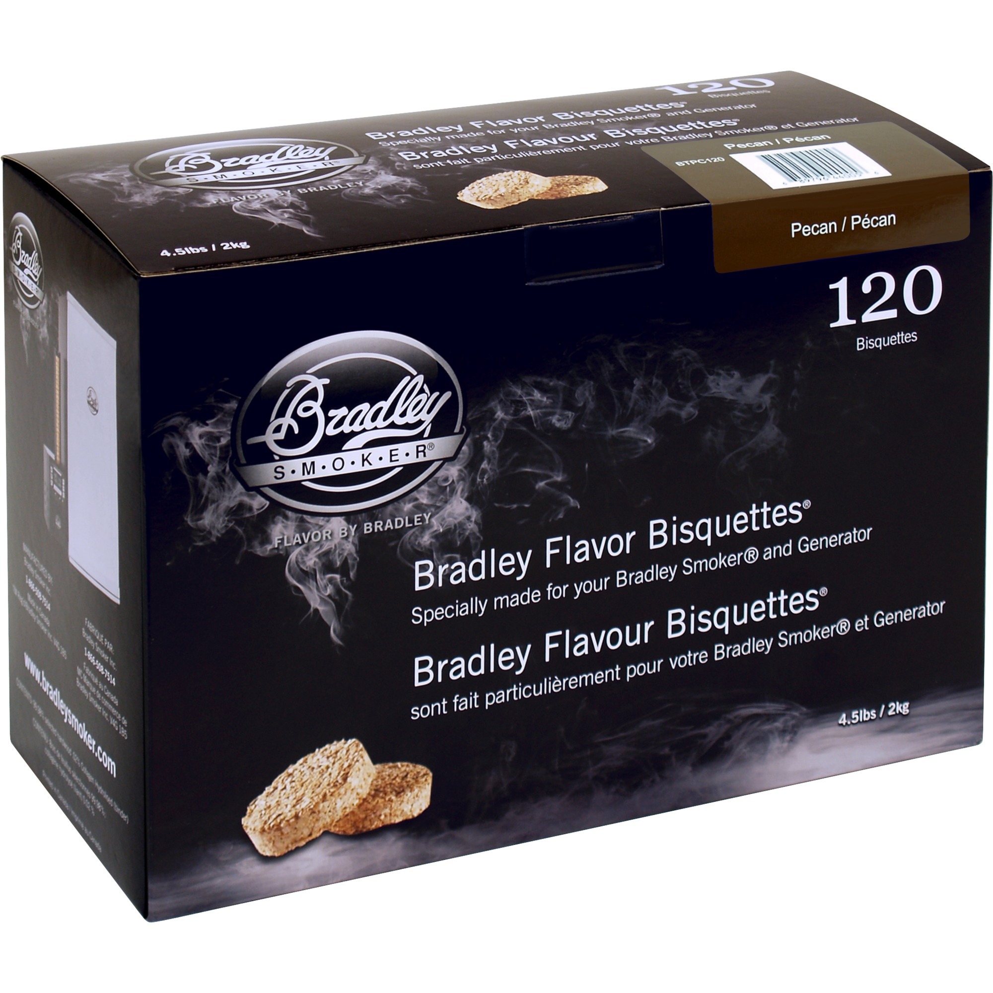 Bradley pecan wood briketten rookhout (120 stuks)