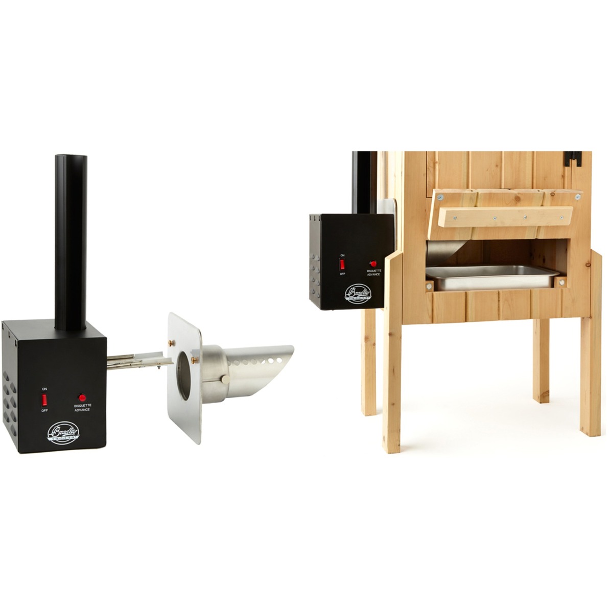 Bradley smoke generator smoker (zwart, inclusief adapter)