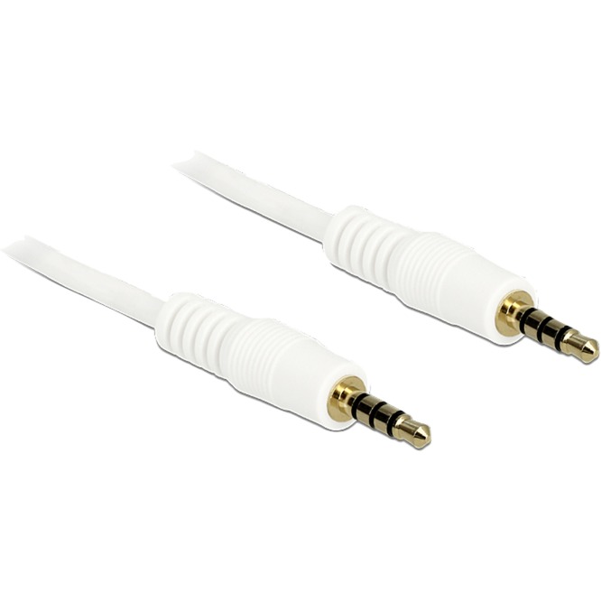 DeLOCK 3,5 mm kabel (wit, 5 meter)