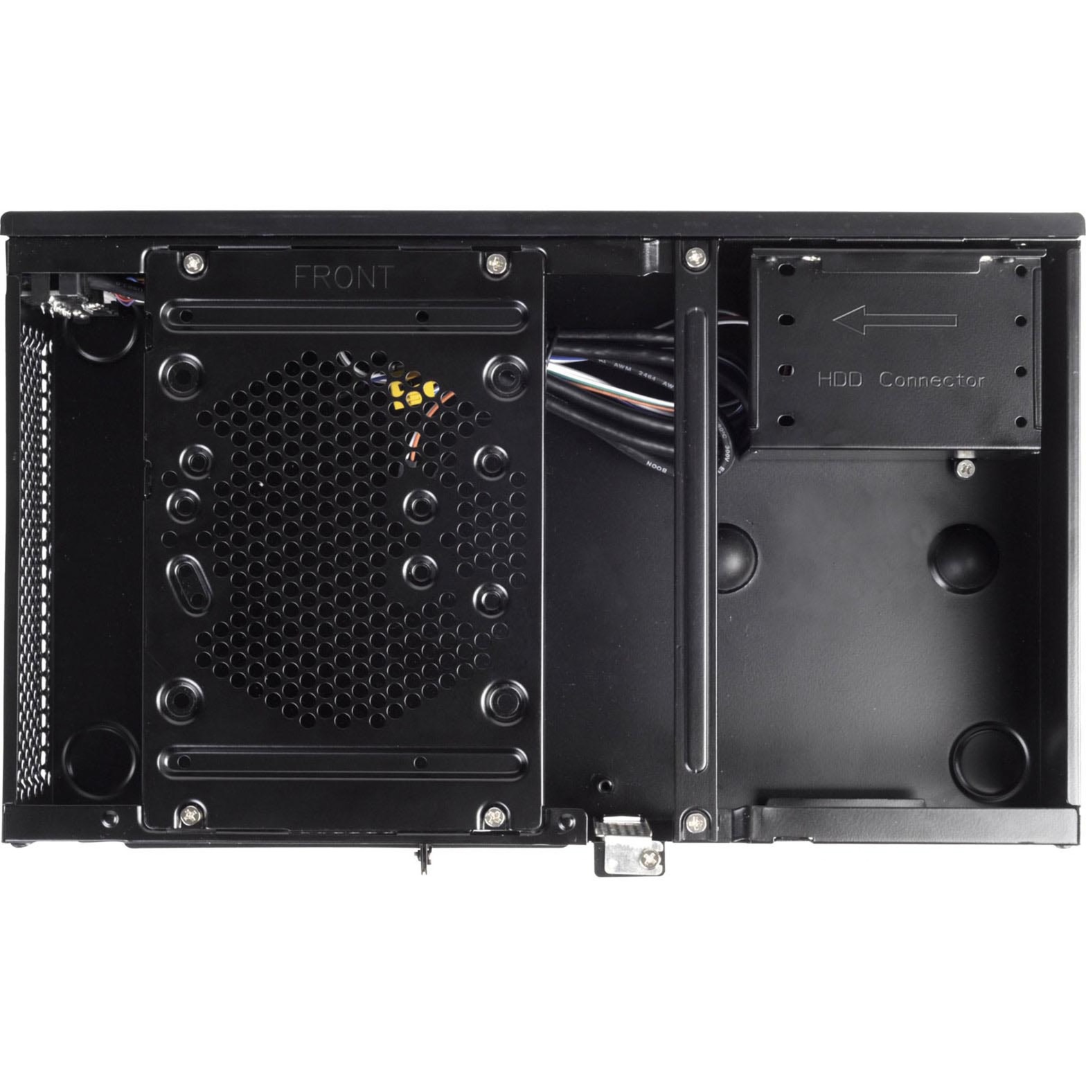 SilverStone Milo ML05B HTPC behuizing Zwart | 2x USB-A